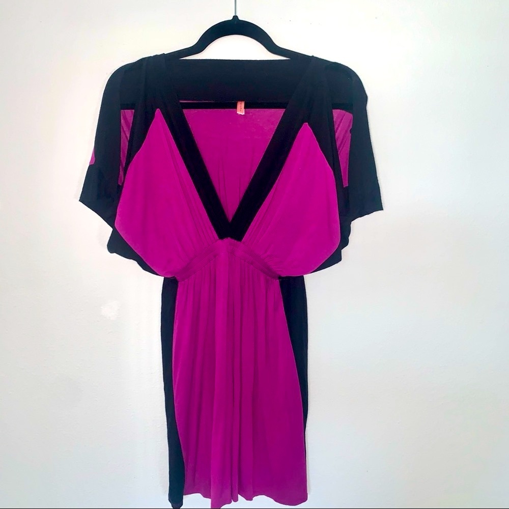 Eight Sixty Cut Out Color Block Dress